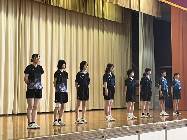 卓球部（女子）