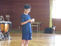 県通信100ｍ出場（熊谷晴輝君）