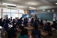 救命講習ビデオで事前学習