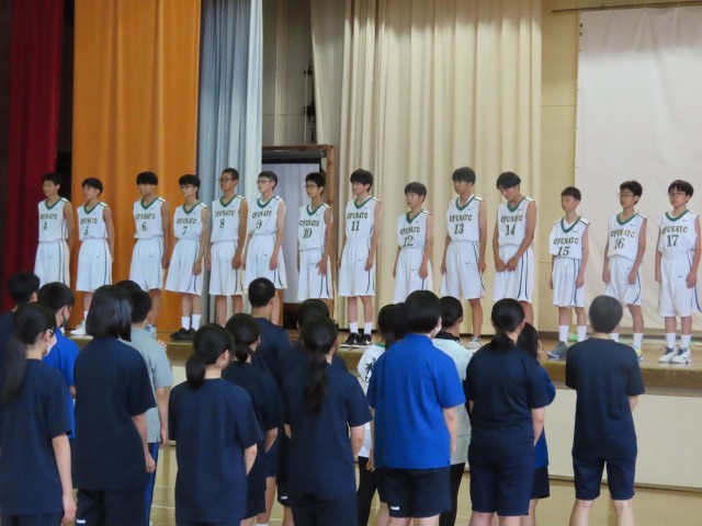 男子バスケ部