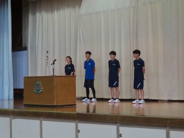 各学年代表